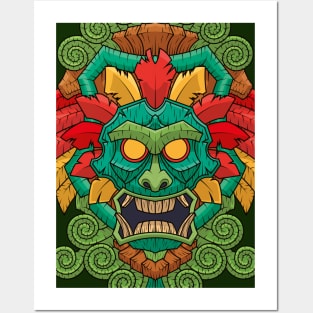 Tiki Mask Anatoa Posters and Art